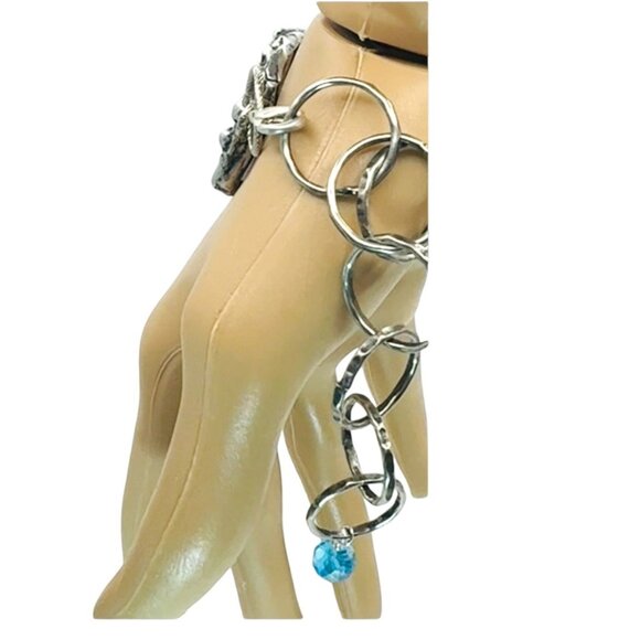 Music City Usa Nashville Tennessee Artisan Bracelet in Silver-Blend Metalwork - Picture 10 of 16